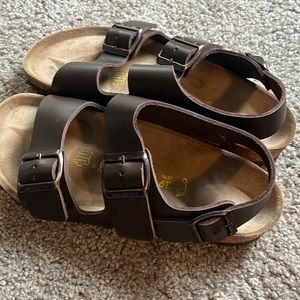 Birkenstock Milano Women’s Espresso leather sandals EU 39, US 8.5